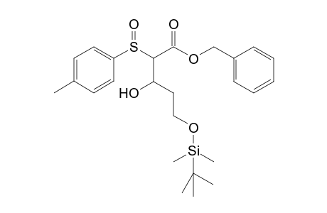 Benzyl (Rs)-5-(tert-Butyldimethylsiloxy)-3-hydroxy-2-(p-tolylsulfinyl)pentanoate