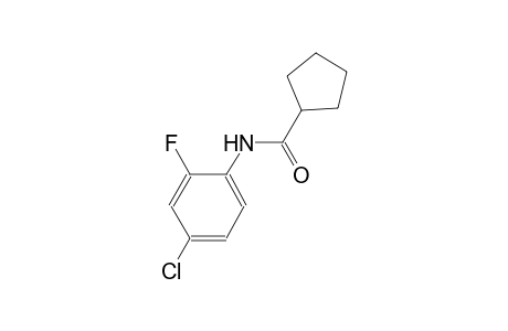N-(4-chloro-2-fluorophenyl)cyclopentanecarboxamide