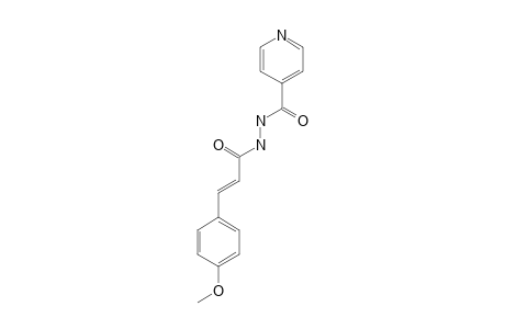 (E)-N'-[3-(4-METHOXYPHENYL)-PROPENOYL]-ISONICOTINOHYDRAZIDE