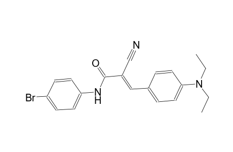 (2E)-N-(4-bromophenyl)-2-cyano-3-[4-(diethylamino)phenyl]-2-propenamide