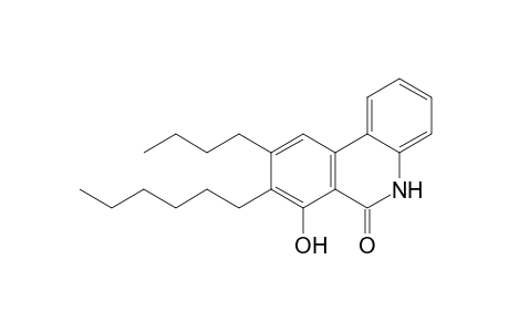 9-Butyl-8-hexyl-7-hydroxyphenantridin-6(5H)-one