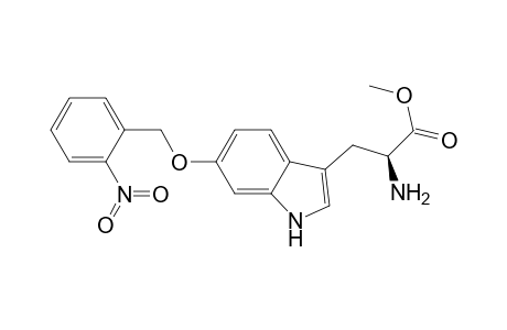 (2S)-2-amino-3-[6-(2-nitrobenzyl)oxy-1H-indol-3-yl]propionic acid methyl ester