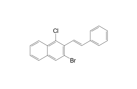 3-Bromo-1-chloro-2-styrylnaphthalene