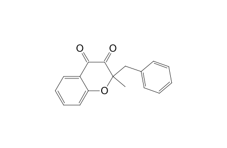 2-Benzyl-2-methyl-2,3-dihydroenzopyran-3,4-dione