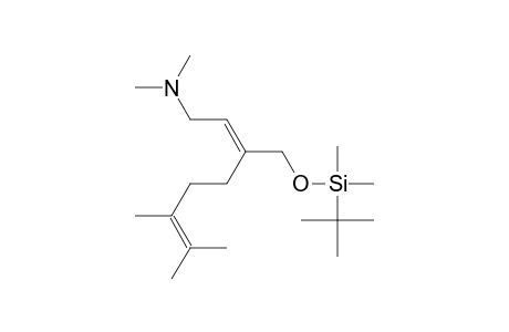 (E)-3-(t-butyldimethylsilyloxymethyl)-N,N,6,7-tetramethylocta-2,6-dienylamine