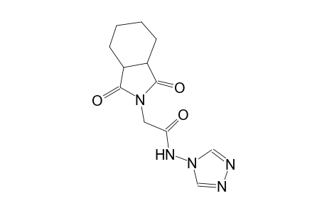 2-(1,3-dioxooctahydro-2H-isoindol-2-yl)-N-(4H-1,2,4-triazol-4-yl)acetamide