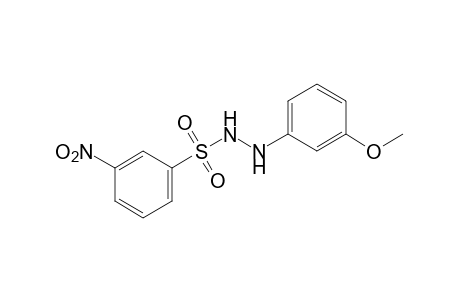 m-nitrobenzenesulfonic acid, 2-(m-methoxyphenyl)hydrazide