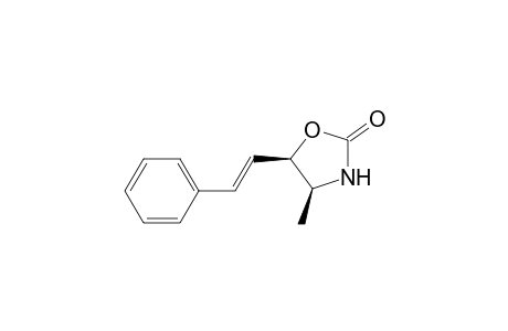 2-Oxazolidinone, 4-methyl-5-(2-phenylethenyl)-, [4S-[4.alpha.,5.beta.(E)]]-