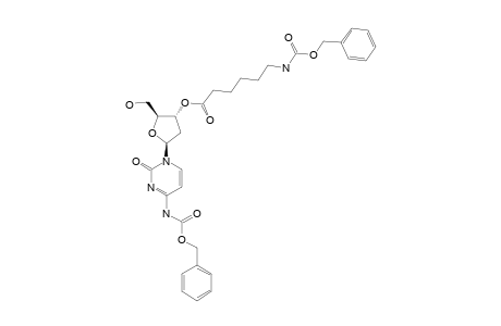 4-N-BENZYLOXY-CARBONYL-3'-O-[6-BENZYLOXY-CARBONYLAMINO)-HEXANOYL]-2'-DEOXY-CYTIDINE