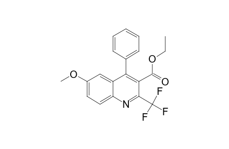 ETHYL-6-METHOXY-4-PHENYL-2-TRIFLUOROMETHYL-QUINOLINE-3-CARBOXYLATE
