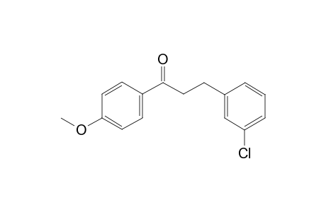 1-(4-methoxyphenyl)-3-(3-chlorophenyl)-1-propanone