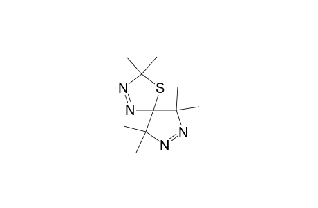 4-Thia-1,2,7,8-tetraazaspiro[4.4]nona-1,7-diene, 3,3,6,6,9,9-hexamethyl-