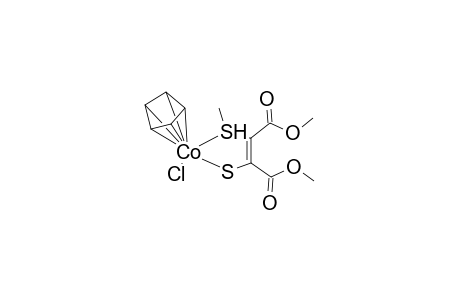(.eta.(5)-cyclopentadienyl)(chloro)[di(methoxycarbonyl)-1-methylthio-.xi.S-ethylene-2-thiolato]cobalt(III)