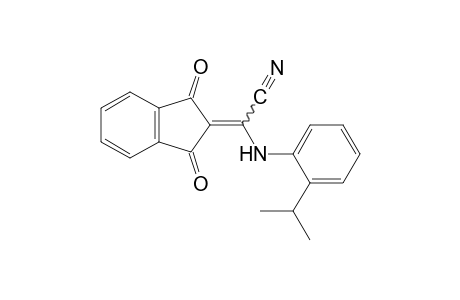 1,3-DIOXO-alpha-(o-ISOPROPYLANILINO)-delta2,alpha-INDANACETONITRILE