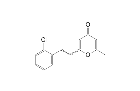 6-(2-chlorostyryl)-2-methyl-4H-pyran-4-one