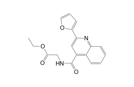 ethyl ({[2-(2-furyl)-4-quinolinyl]carbonyl}amino)acetate