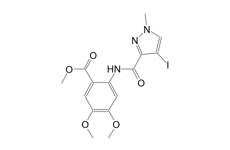 methyl 2-{[(4-iodo-1-methyl-1H-pyrazol-3-yl)carbonyl]amino}-4,5-dimethoxybenzoate