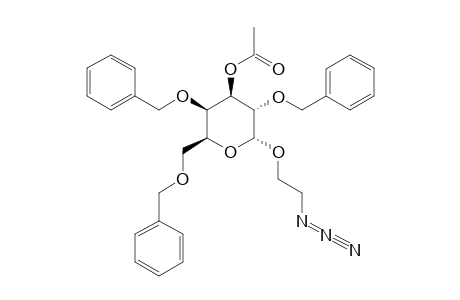 2-AZIDOETHYL-3-O-ACETYL-2,4,6-TRI-O-BENZYL-ALPHA-D-GALACTOPYRANOSIDE