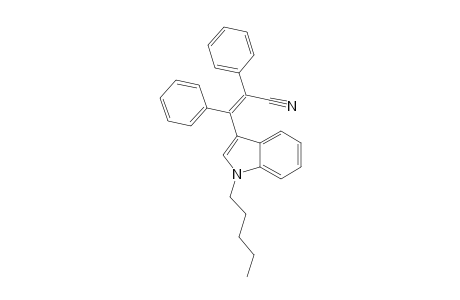 (z)-3-(1-Pentyl-3-indolyl)-2,3-diphenyl-2-propenenitrile
