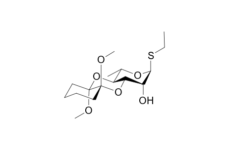 (1'R,2'R)-Ethyl 3,4-O-(1',2'-dimethoxycyclohexane-1',2'-diyl)-1-thio-.alpha.,L-rhaamnopyranoside