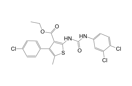 ethyl 4-(4-chlorophenyl)-2-{[(3,4-dichloroanilino)carbonyl]amino}-5-methyl-3-thiophenecarboxylate