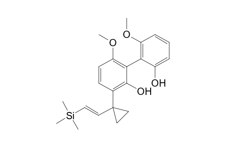2,2'-Dihydroxy-6,6'-dimethoxy-3-[1-(2-trimethylsilylethenyl)cyclopropyl]biphenyl