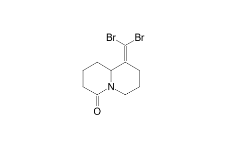 9-(Dibromomethylidene)-octahydro-4H-quinolizin-4-one