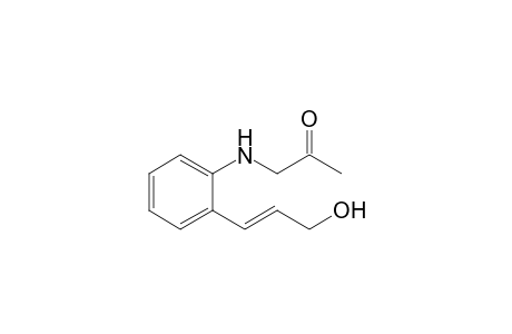 1-[2-[(E)-3-Hydroxyprop-1-enyl]phenylamino}propan-2-onel