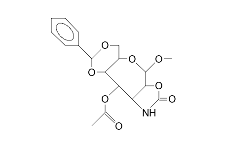 10-Acetoxy-4-methoxy-2-oxo-8-phenyl-dodecahydro--5,7,9-trioxa-benzo(5,6)cyclohept(1,2-D)oxazole
