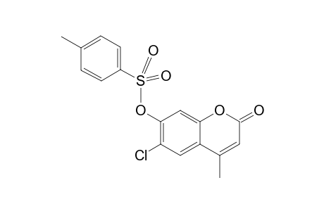 Benzenesulfonic acid, 4-methyl-, (6-chloro-4-methyl-2-oxo-2H-chromen-7-yl) ester