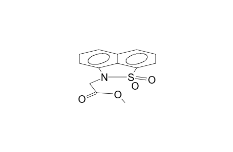 N-(methoxycarbonylmethyl)-1-aminonaphthalene-8-sulphonic acid-1,8-amide