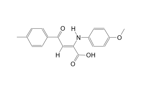 (2Z)-2-(4-methoxyanilino)-4-(4-methylphenyl)-4-oxo-2-butenoic acid