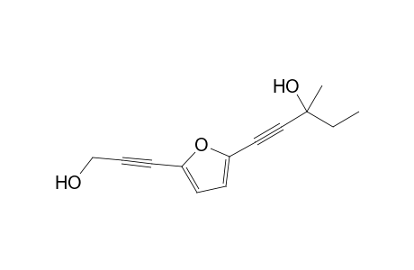 2-(3-Hydroxypropynyl)-5-(3-hydroxy-3-methylpentynyl)furan