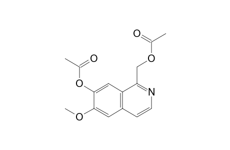 (7-acetoxy-6-methoxy-1-isoquinolyl)methyl acetate