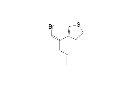 (Z)-1-bromo-2-thiophen-3-yl-1,4-pentadiene