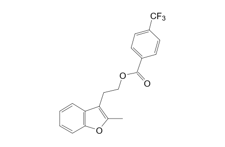 2-METHYL-3-BENZOFURANETHANOL, alpha,alpha,alpha-TRIFLUORO-p-TOLUATE