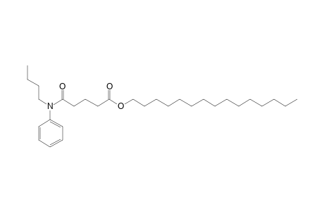 Glutaric acid, monoamide, N-butyl-N-phenyl-, pentadecyl ester