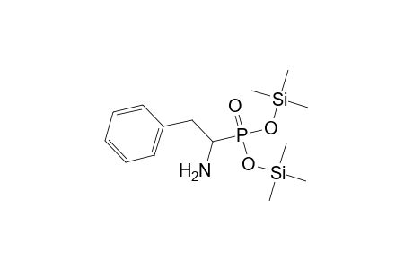 Phosphonic acid, (1-amino-2-phenylethyl)-, bis(trimethylsilyl) ester