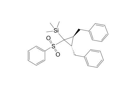 (1.alpha.,2.alpha.,3.beta.)-2,3-Dibenzyl-1-(phenylsulfonyl)-1-(trimethylsilyl)cyclopropane