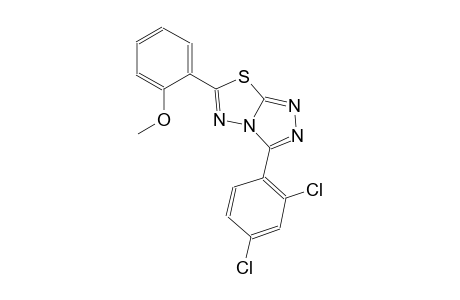 3-(2,4-dichlorophenyl)-6-(2-methoxyphenyl)[1,2,4]triazolo[3,4-b][1,3,4]thiadiazole