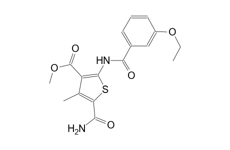 methyl 5-(aminocarbonyl)-2-[(3-ethoxybenzoyl)amino]-4-methyl-3-thiophenecarboxylate