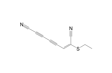 (E)-2-(ethylthio)oct-2-en-4,6-diynedinitrile