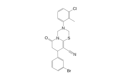 2H,6H-pyrido[2,1-b][1,3,5]thiadiazine-9-carbonitrile, 8-(3-bromophenyl)-3-(3-chloro-2-methylphenyl)-3,4,7,8-tetrahydro-6-oxo-