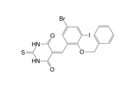 5-[2-(benzyloxy)-5-bromo-3-iodobenzylidene]-2-thioxodihydro-4,6(1H,5H)-pyrimidinedione