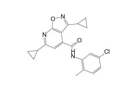 isoxazolo[5,4-b]pyridine-4-carboxamide, N-(5-chloro-2-methylphenyl)-3,6-dicyclopropyl-