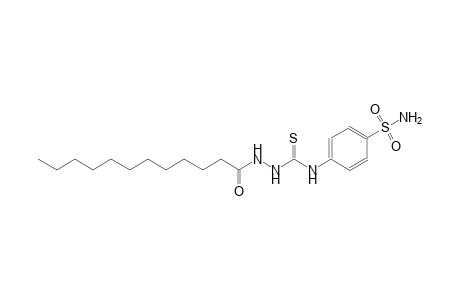 N-[4-(aminosulfonyl)phenyl]-2-dodecanoylhydrazinecarbothioamide