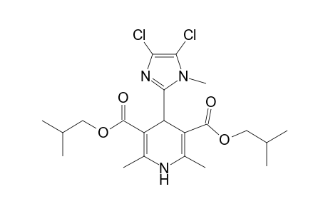 Di-isobutyl-1,4-dihydro-2,6-dimethyl-4-(1-methyl-4,5-dichloroimidazole-2-yl)-3,5-pyridine dicarboxylate