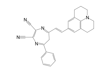 2,3-Dicyano-5-phenyl-7-[2-(2,3,6,7-tetrahydro-1H,5H-benzo[ij]quinolizin-9-yl)ethenyl]-6H-1,4-diazepine