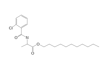 D-Alanine, N-(2-chlorobenzoyl)-, undecyl ester