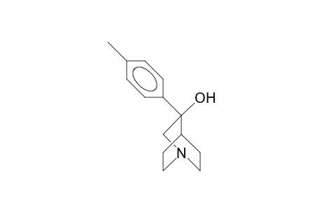 (.+-.)-3-(4-Tolyl)-1-aza-bicyclo(2.2.2)octan-3-ol
